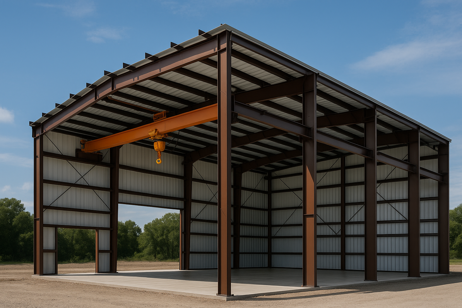Crane Ready Steel Buildings